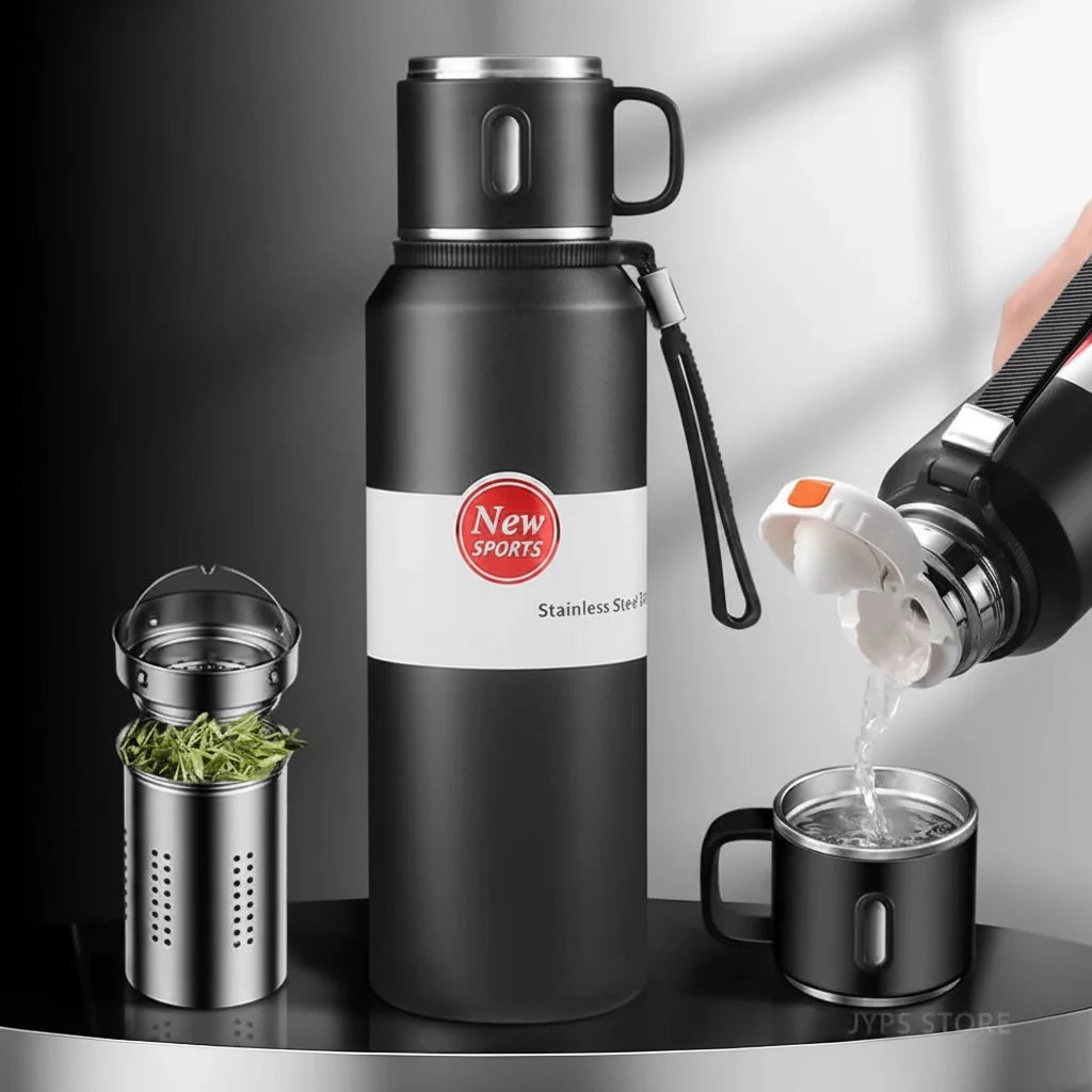 Thermos Flask Stainless Steel - 600ml Cosmia.pk