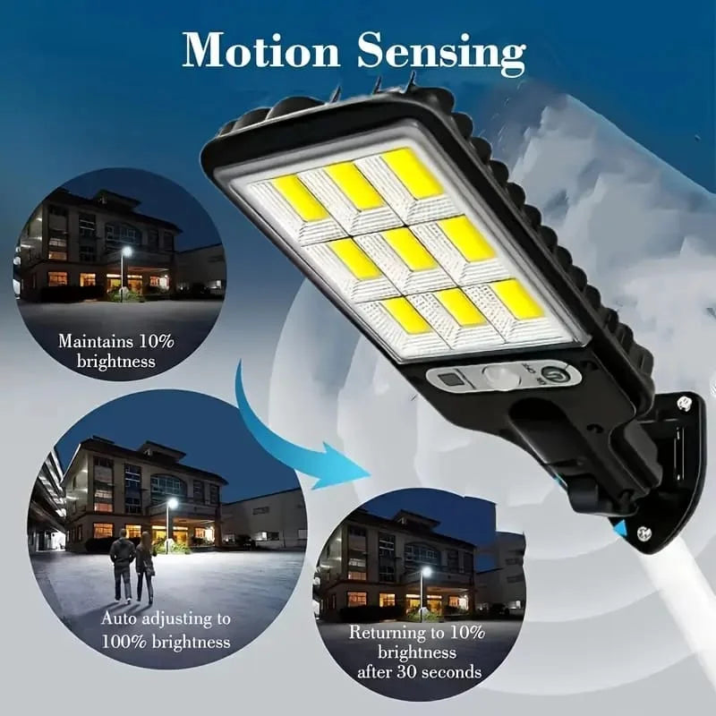 200W Solar-Powered Outdoor Street Light with Transparent LED Cosmia.pk