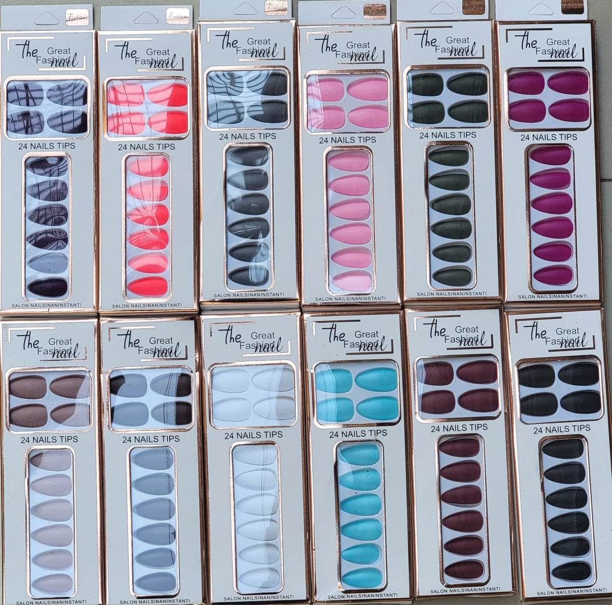 24 Pcs Press-On Nails – Premium Quality Fashion