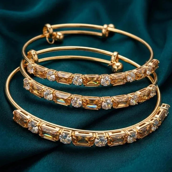 Adjustable Gold Bangles Cosmia.pk