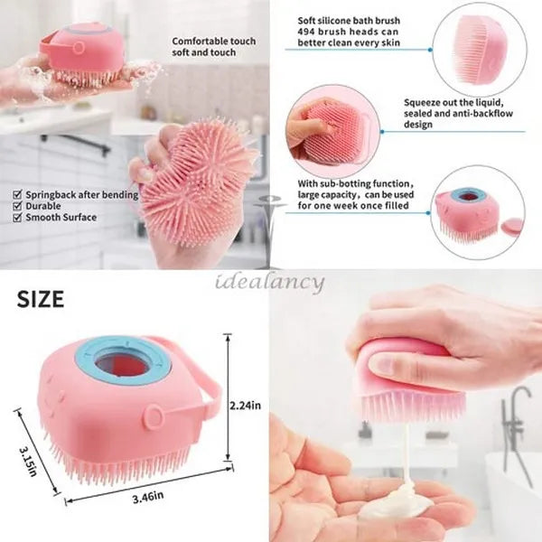 Soft Silicone Bath Brush Body Exfoliator Massage – For Smooth & Cosmia.pk
