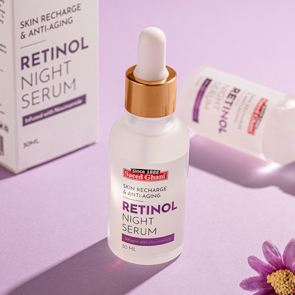 Saeed Ghani Retinol Skin Recharge &amp; Anti-Aging Night Serum - 30ml Saeed Ghani