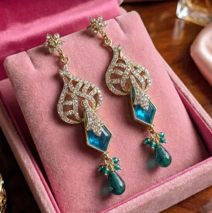 Rajwari + Kundan + Stone Earring Mix Collection Cosmia