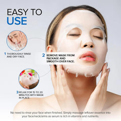 Haokali Fruits Gelato Remove Acne Cucumber Sheet Mask - 10 PCS Haokali