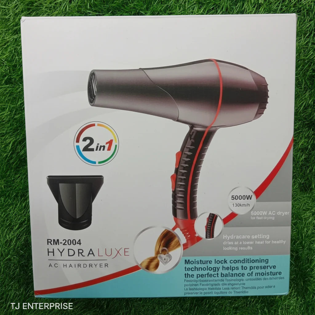 Professional Hair Dryer RM-2004 – Fast & Smooth Hair Styling Tool Cosmia.pk