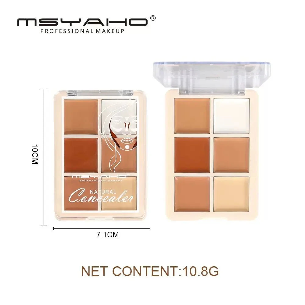 MSYAHO 6 Colors Concealer Palette MSYAHO