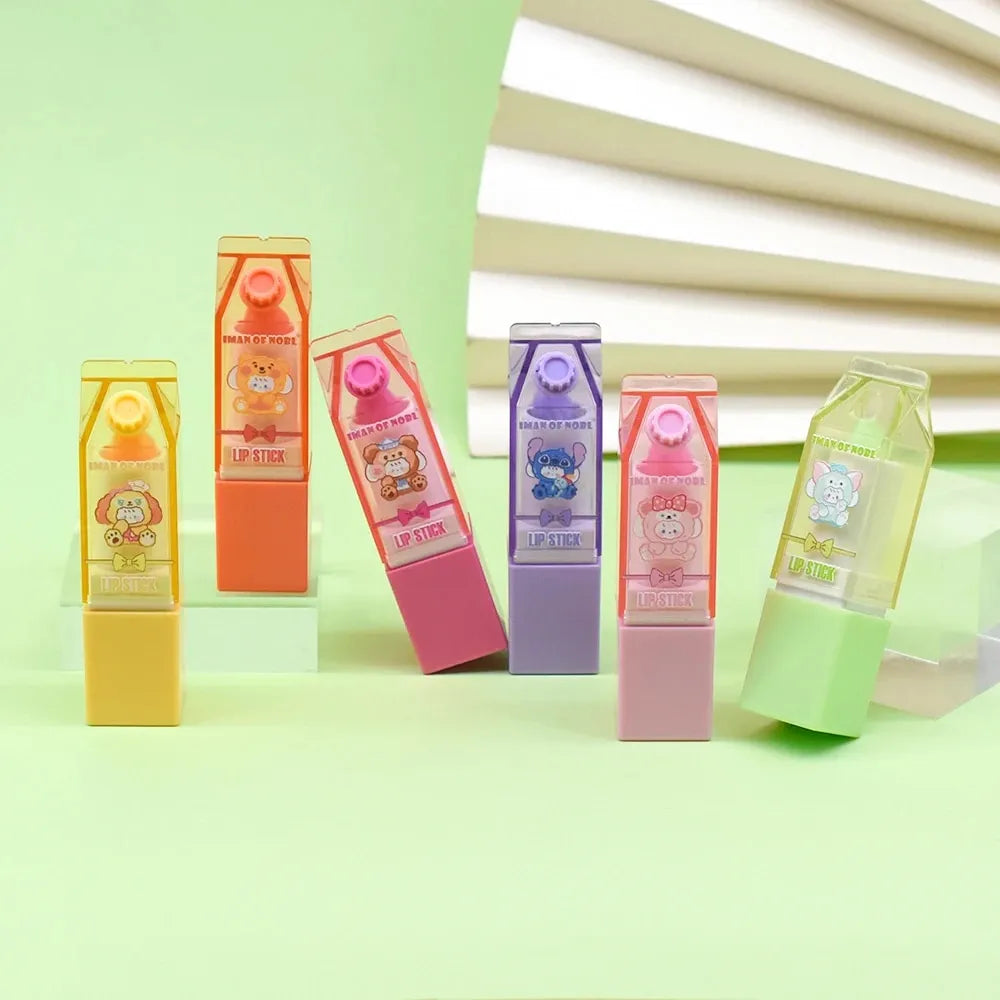 IMAN OF NOBLE Cute Cartoon Magic Lip Balm (6Pcs) Iman of Noble