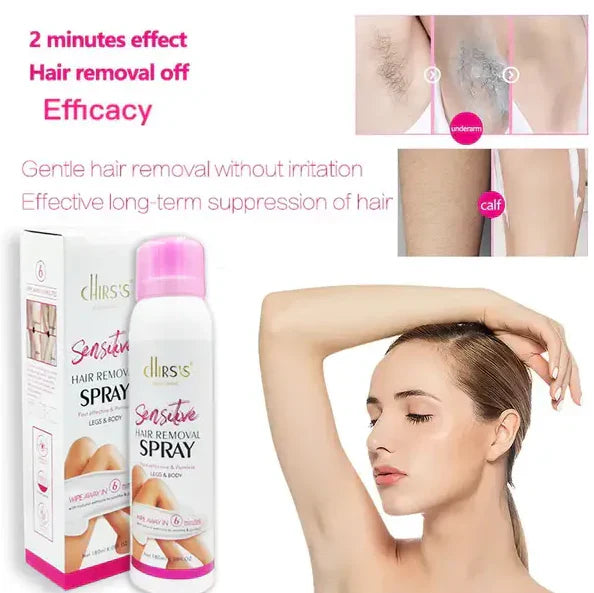Chirs's Sensitive Hair Removal Spray Fast Effective & Painless Chirs's