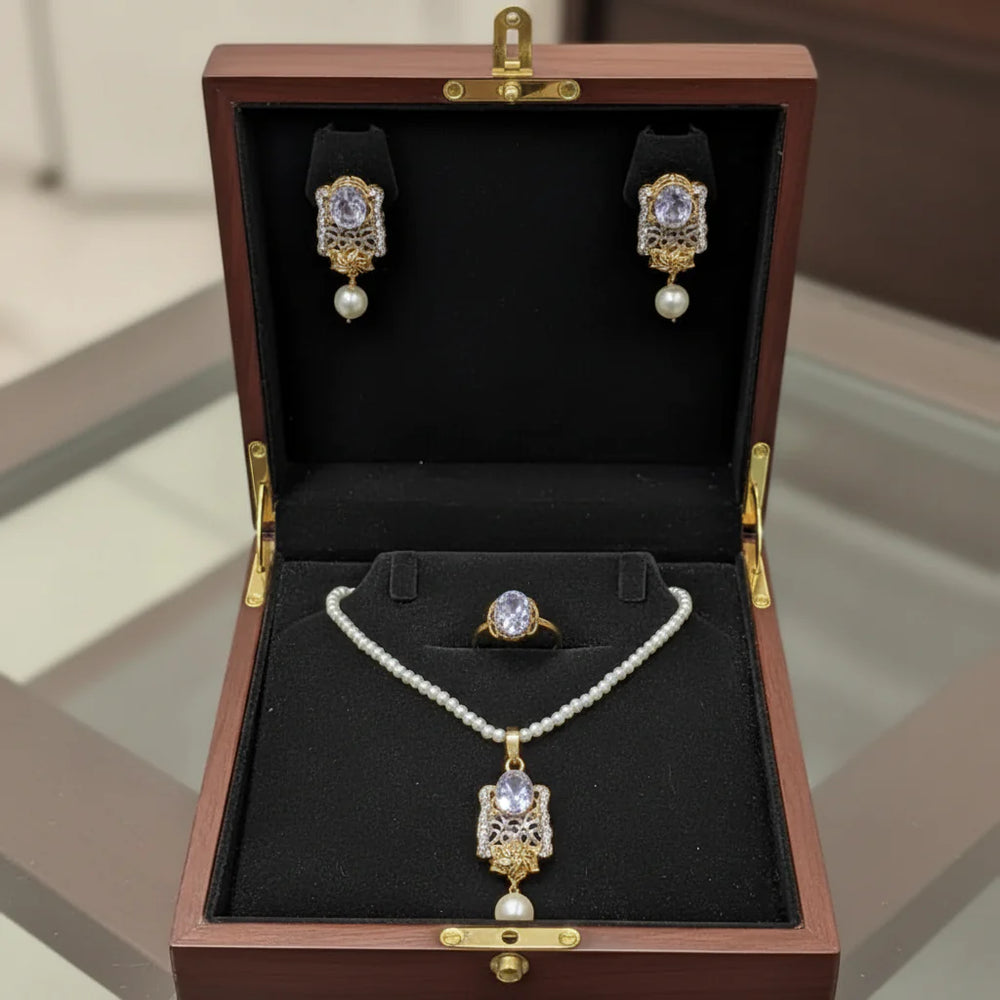 Turkish Locked Jewelry Set for Women Cosmia