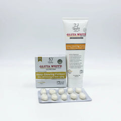 Gluta White 3-in-1 Skin Brightening Deal – Cream, Wash & Capsules Gluta White
