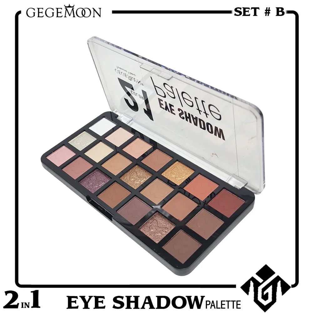 Gege Moon Eyeshadow Palette - 21 Colors Gege Moon