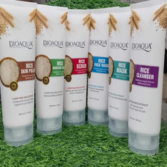 Bioaqua 6-Piece Rice Facial Set - 200 ml Each Bioaqua