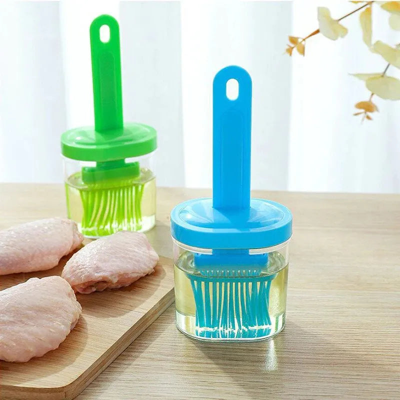 Silicone Oil Brush Bottle with Brush Oil Dispenser Cosmia.pk