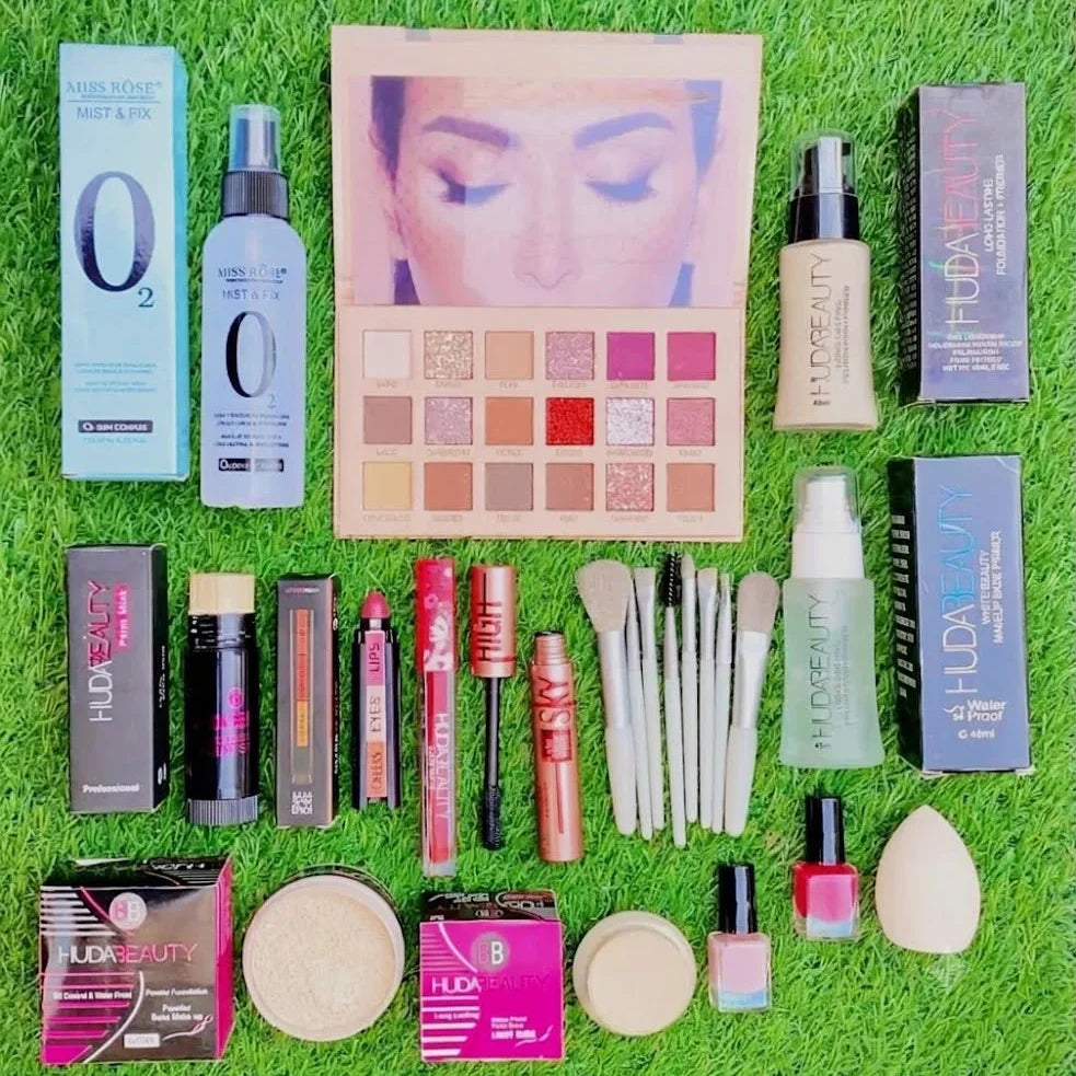 14 in 1 Makeup Deal - Premium Full Face Cosmetic Vanity Set Cosmia.pk