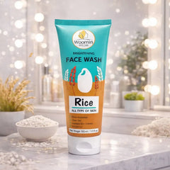 Woomin Skin Care Rice Brightening Face Wash-100ml Woomin