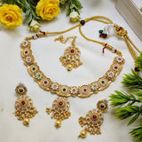 Rajwari Meena Necklace Set