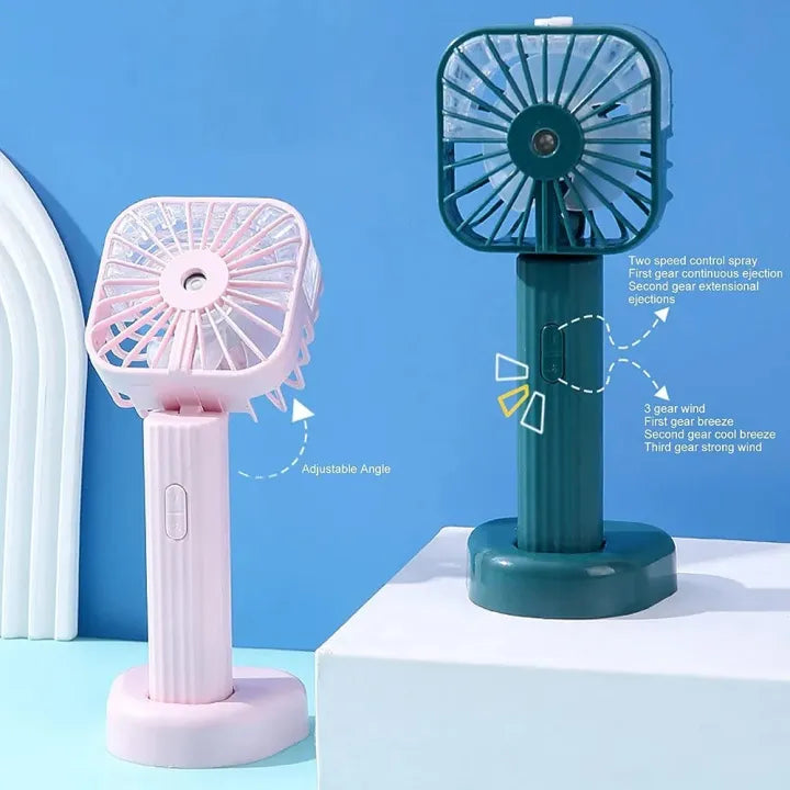 USB Rechargeable Portable Mist Fan Cosmia.pk