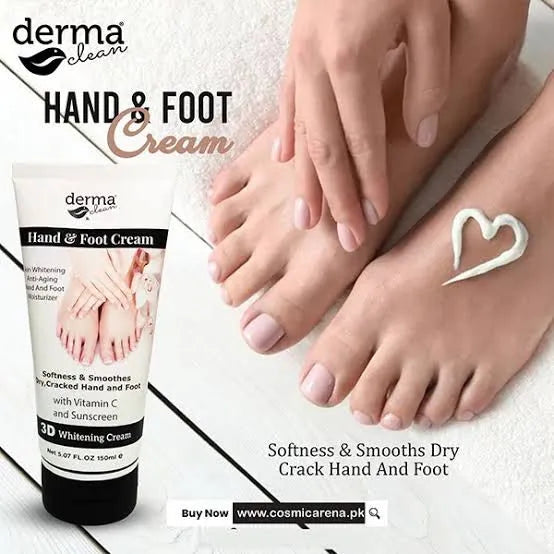Derma Clean Hand & Foot Cream - 150ml Derma Clean