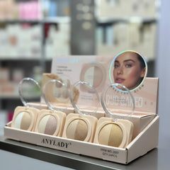 ANYLADY Duo Baked Highlighter Compact – 2-in-1 Shimmer & Glow Powder ANYLADY