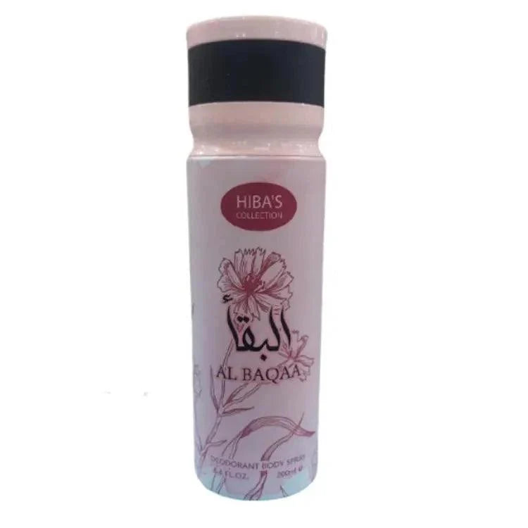 HIBA'S Collections Body Spray 200 ML AL Baqaa Hiba's Collection