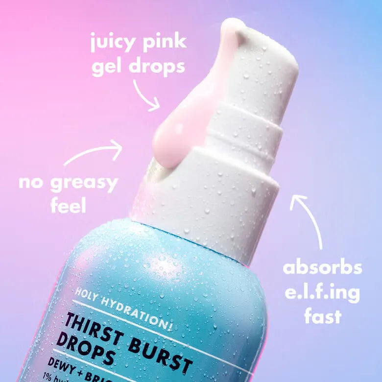 e.l.f. Skin Holy Hydration Thirst Burst Drops Dewy + Brightening - 30ml e.l.f.