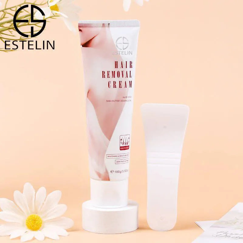 ESTELIN Aloe Vera Shea Butter Essence Oil Hair Removal Cream - 100g Estelin