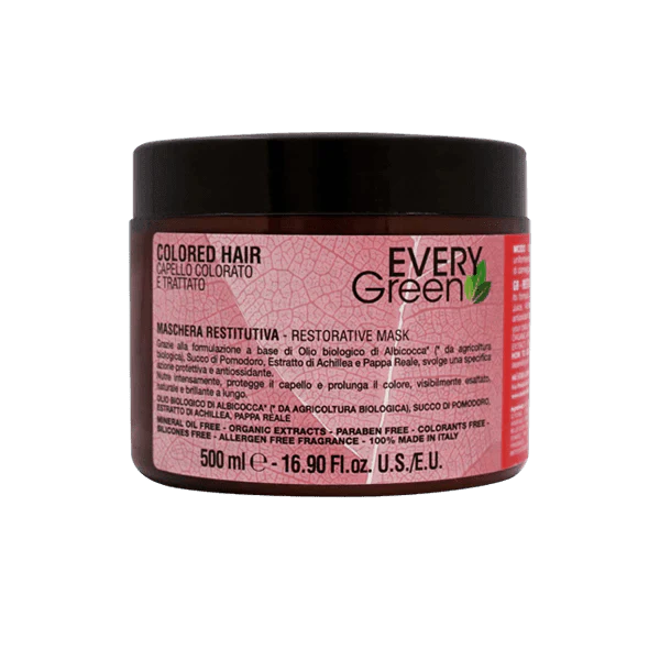Every Green Colored Hair Restorative 500ml (Made in Italy) Every Green