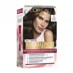 LOreal Excellence Creme 3 Natural Darkest Brown Loreal Paris