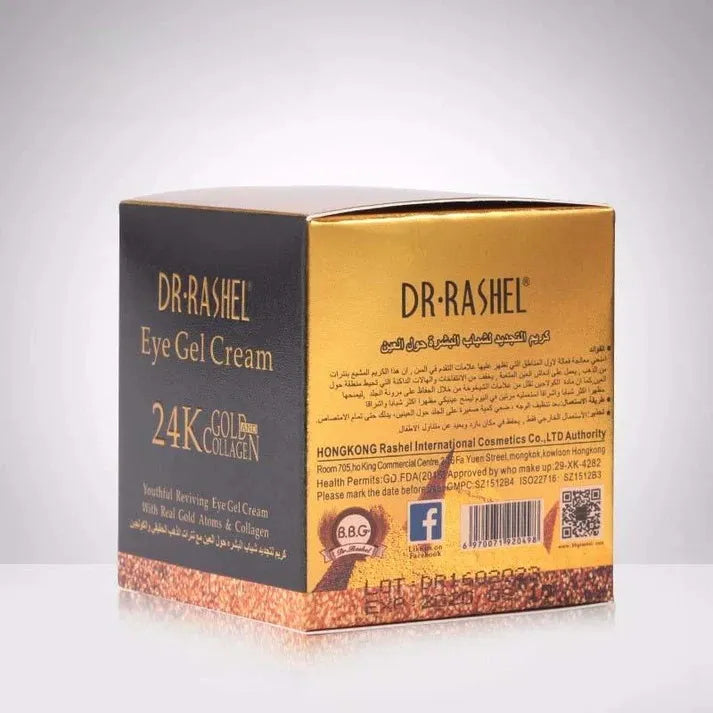 Dr.Rashel 24K Gold And Collagen Eye Gel Cream - 30ml DR.Rashel
