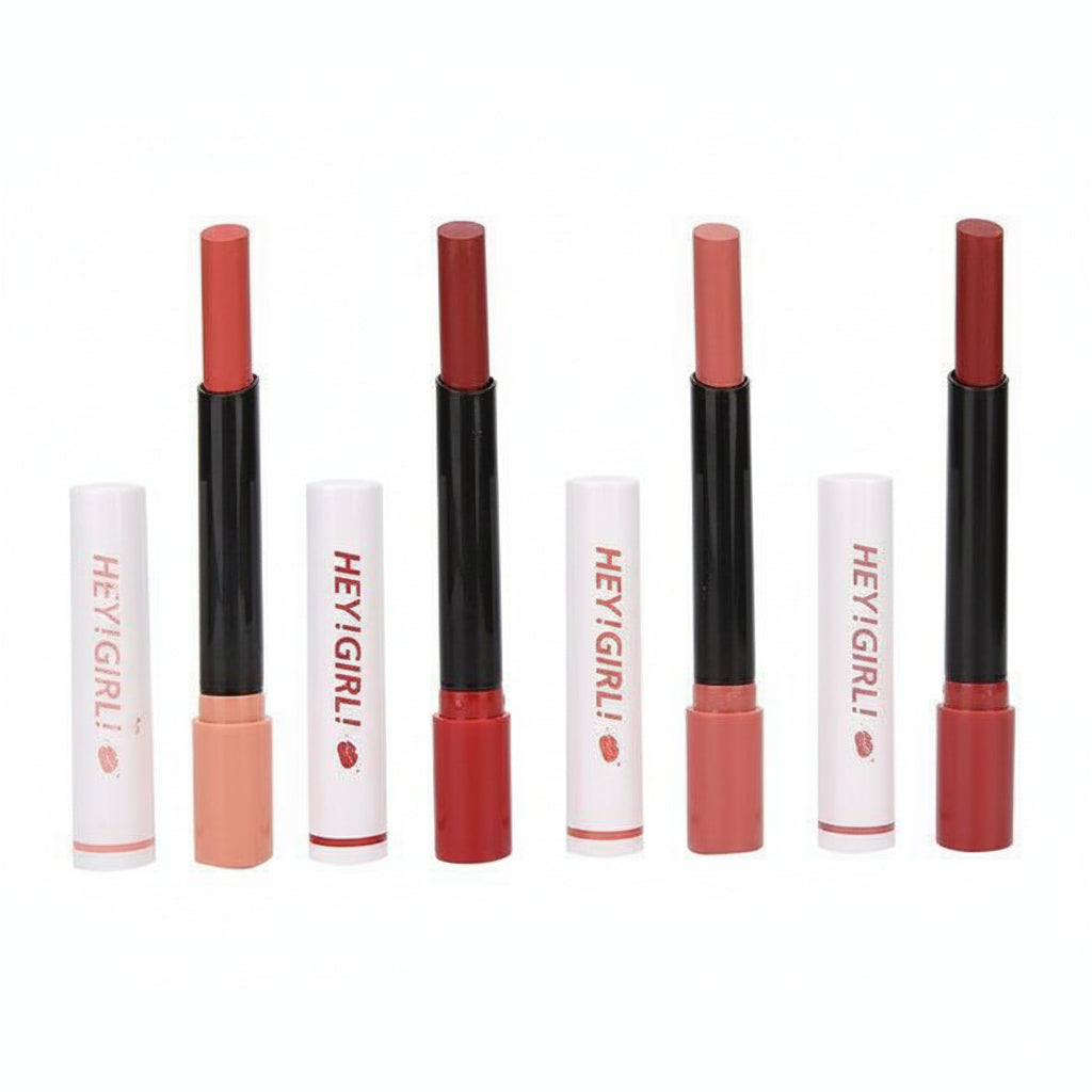 Heng Fang Hey Girl Velvet Matte Lipsticks - Pack Of 4 Heng Fang
