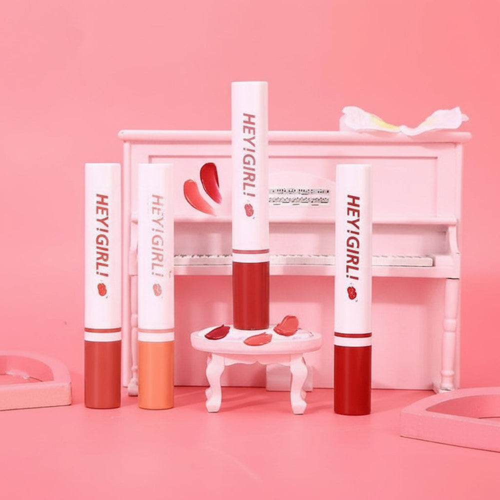 Heng Fang Hey Girl Velvet Matte Lipsticks - Pack Of 4 Heng Fang