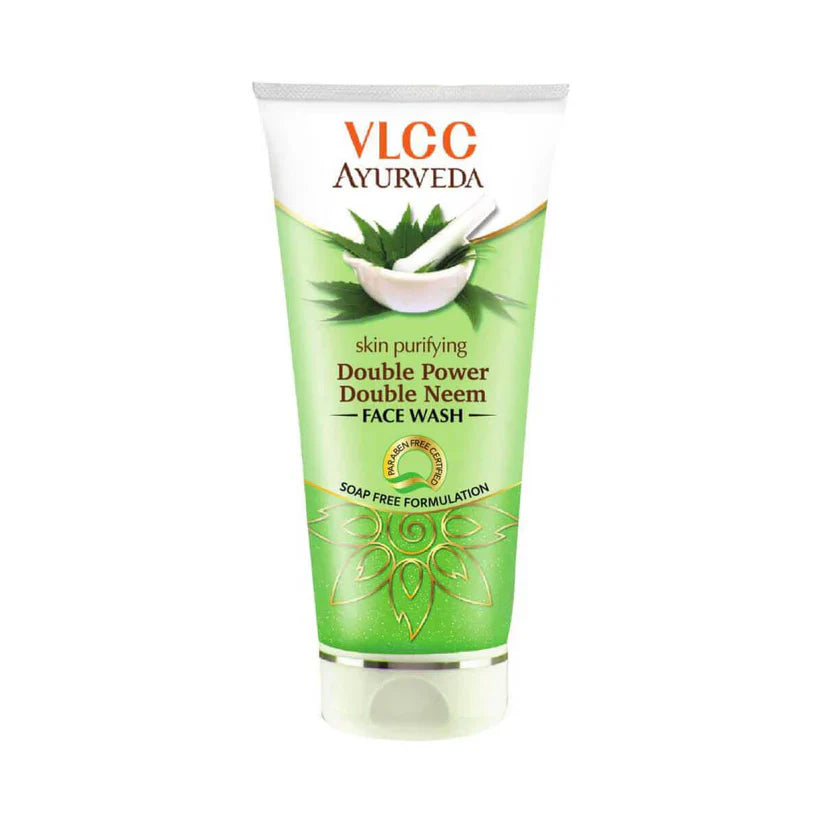 VLCC Ayurveda Skin Purifying Double Power Double Neem Face Wash - 150ml VLCC
