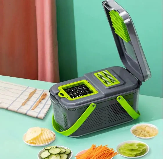 22 in 1 Multifunction Vegetable Chopper Fruit Slicer Mandoline Slicer Cosmia.pk