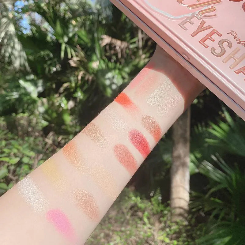 BIYA Korean Sweet Peach Eyeshadow Palette biya