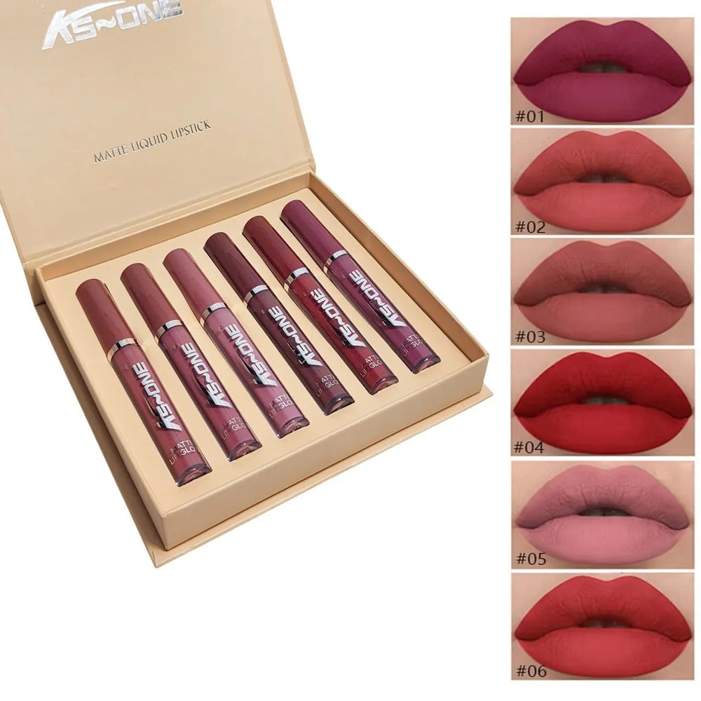 Ks One Matte Lipgloss 6pcs KS-ONE