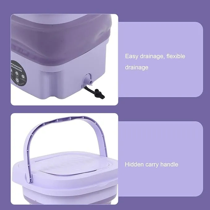 Portable Folding Washing Machine With Sensor Cosmia.pk