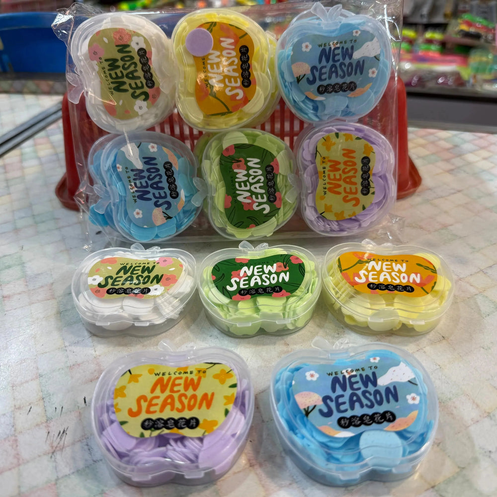 Apple shape medium paper soap - Each Cosmia.pk