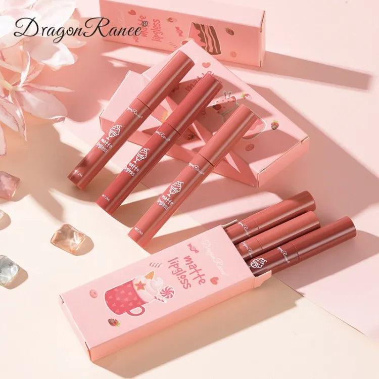 3Pcs Dragon Ranee Long-Lasting Matte Lip Dragon Ranee