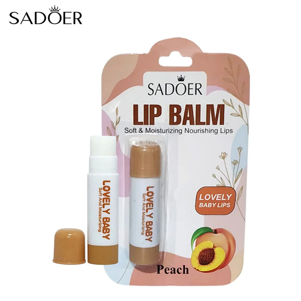 SADOER Lovely Lip Balm – Soft & Moisturizing Nourishing Lips Sadoer