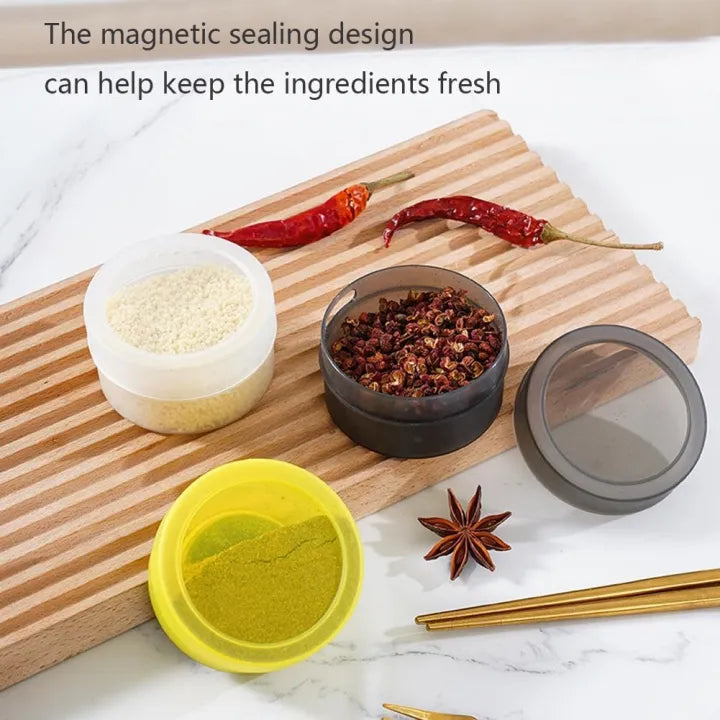 Magnetic Spice Jar Plastic Spice Container Storage Box Cosmia.pk
