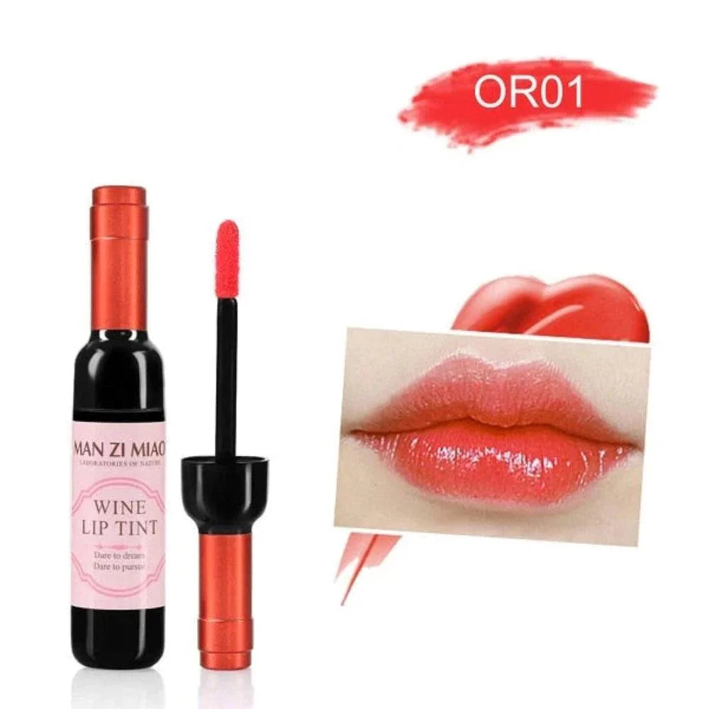 6 Pcs Wine Lip Tint Man ZI Miao