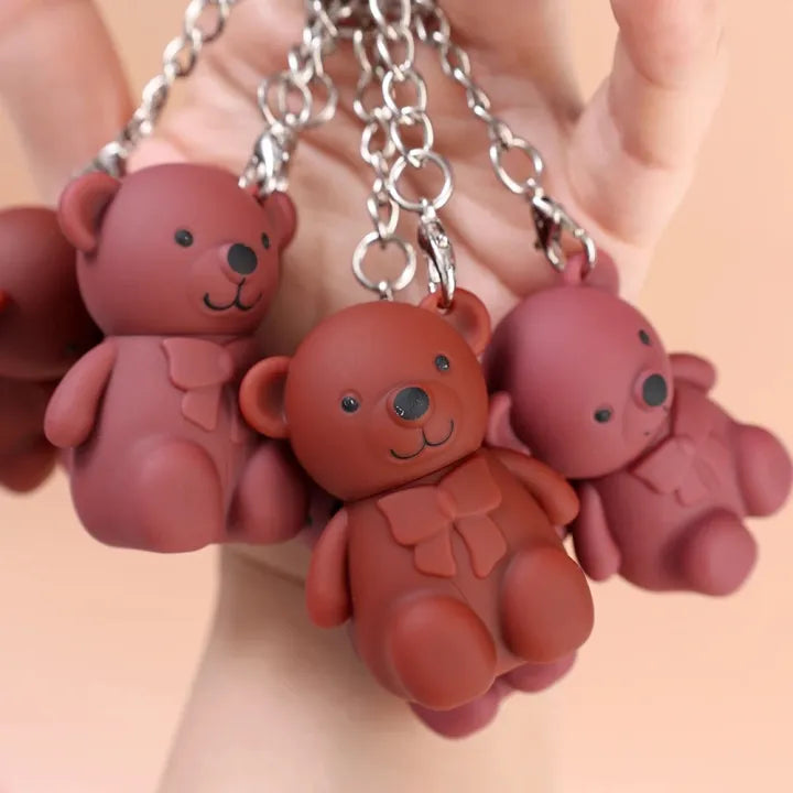 Julystar Bear Keychain Style Trendy Lip Gloss JulyStar