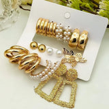 New Combo Pair Earrings Card - Set Of 9