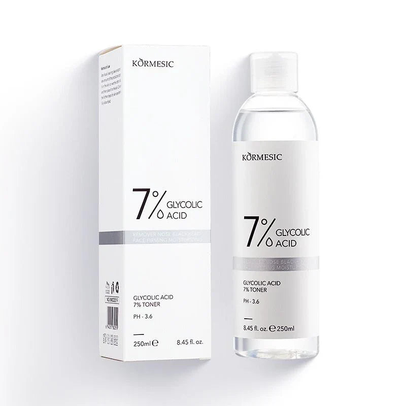 KORMESIC 7% Glycolic Acid Blackhead Remover Face Firming Moisturizing Toner - 250ml KORMESIC