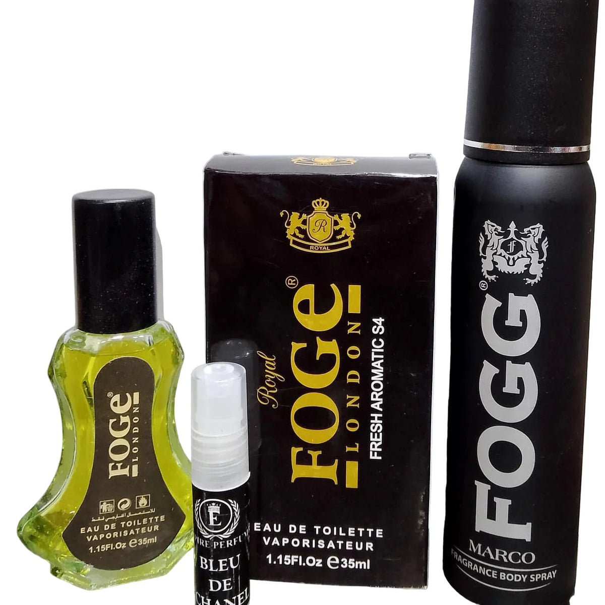 Fogg & Blue De Chanel 3-in-1 Fragrance Deal Fogg