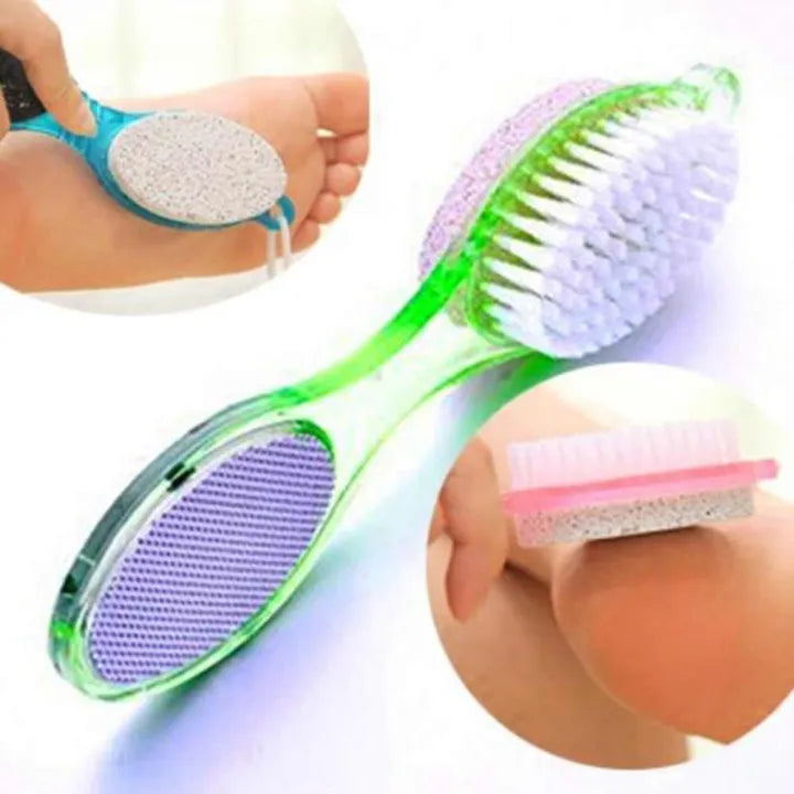 4 In 1 Foot Scrubber With Pedicure And Manicure Callus remover Cosmia.pk