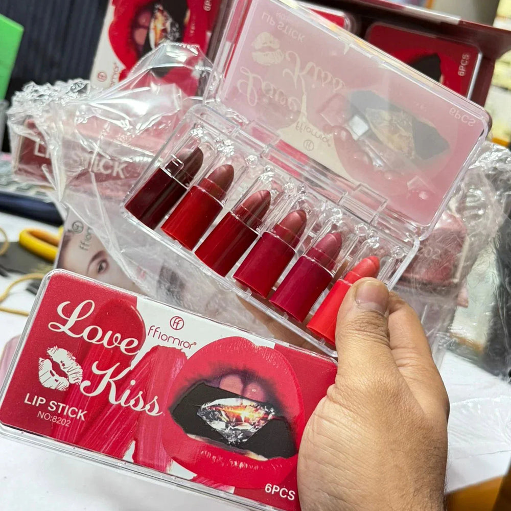 Fflomror Love Kiss 6 Pcs Lipsticks Fflomror