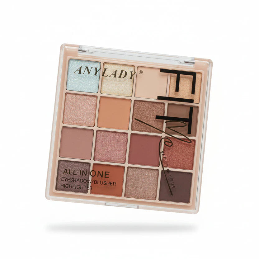 AnyLady Fit Me All in one Eyeshadow , Blusher & Highlighter Palette Any Lady