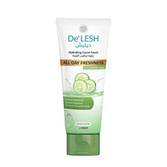 De’LESH Natural Glow Cucumber Face Wash for All Skin Types – 100ml delesh
