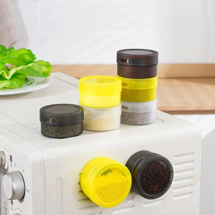 Magnetic Spice Jar Plastic Spice Container Storage Box Cosmia.pk